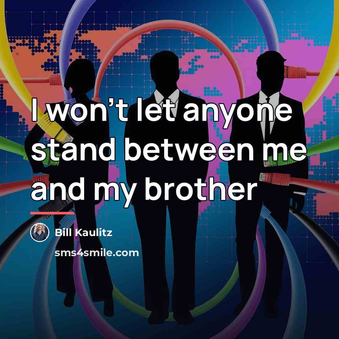 “I won't let anyone stand between me and my brother…” quote by Bill Kaulitz