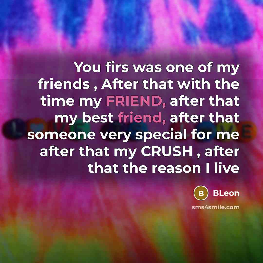 “You firs was one of my friends , After that…” quote by BLeon