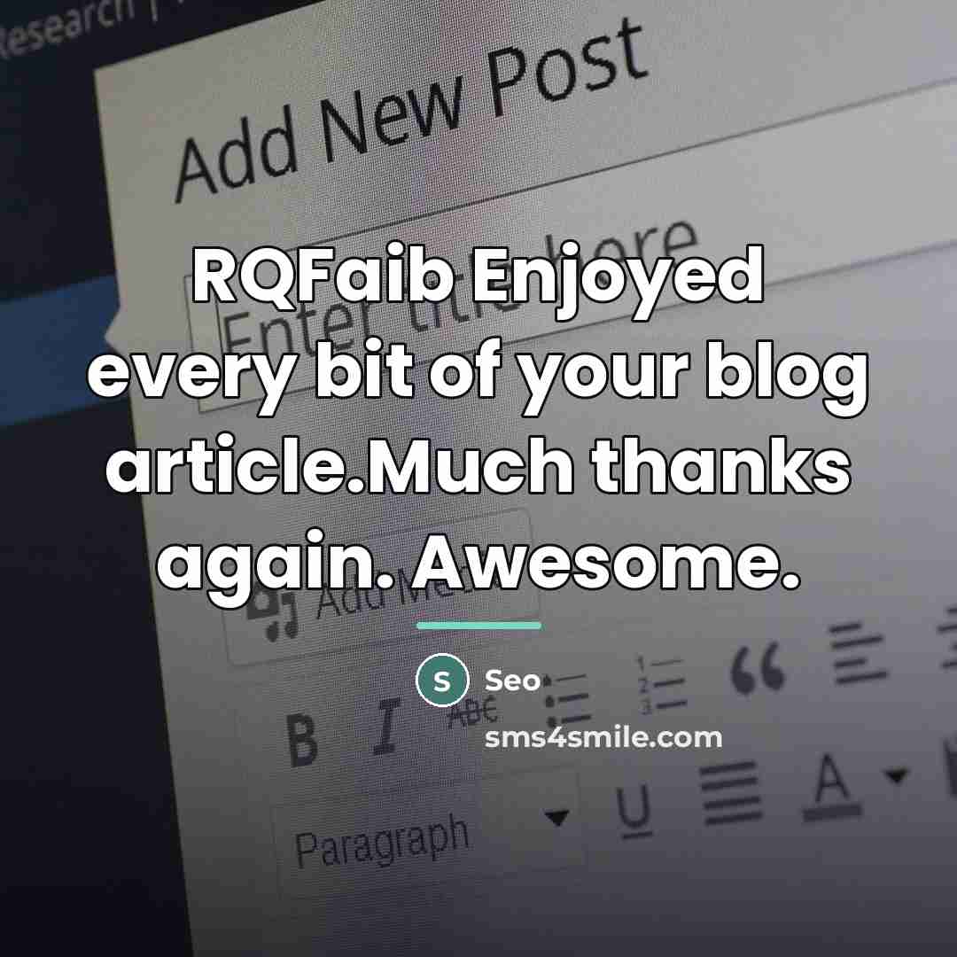“RQFaib Enjoyed every bit of your blog article.Much thanks again.…” quote by Seo