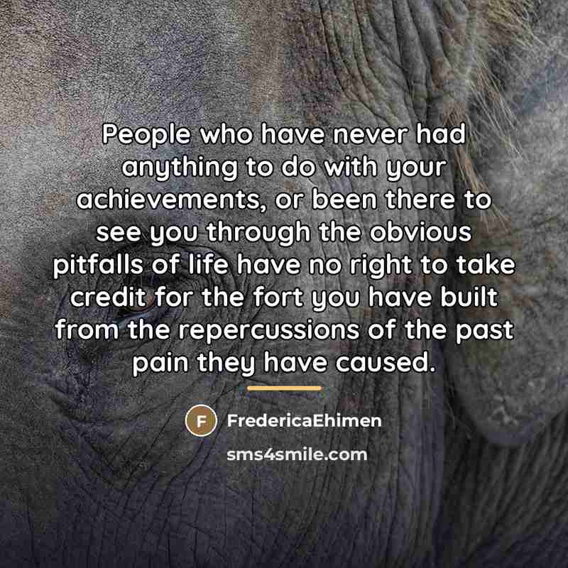 “People who have never had anything to do with your…” quote by FredericaEhimen