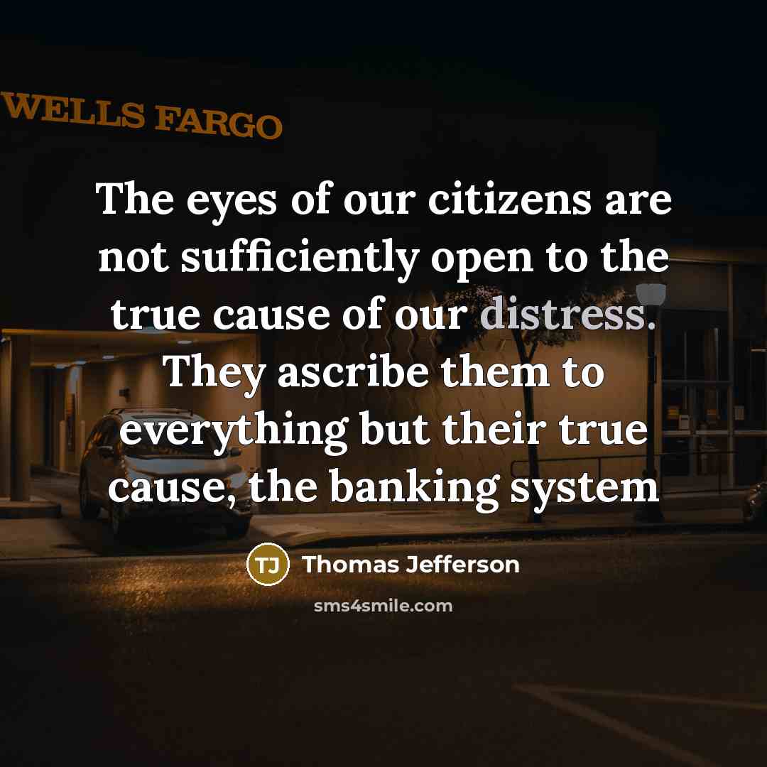 “The eyes of our citizens are not sufficiently open to…” quote by Thomas Jefferson