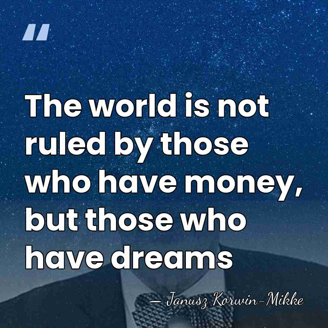 The world is not ruled by those who have money, but those&hellip; - Janusz Korwin-Mikke