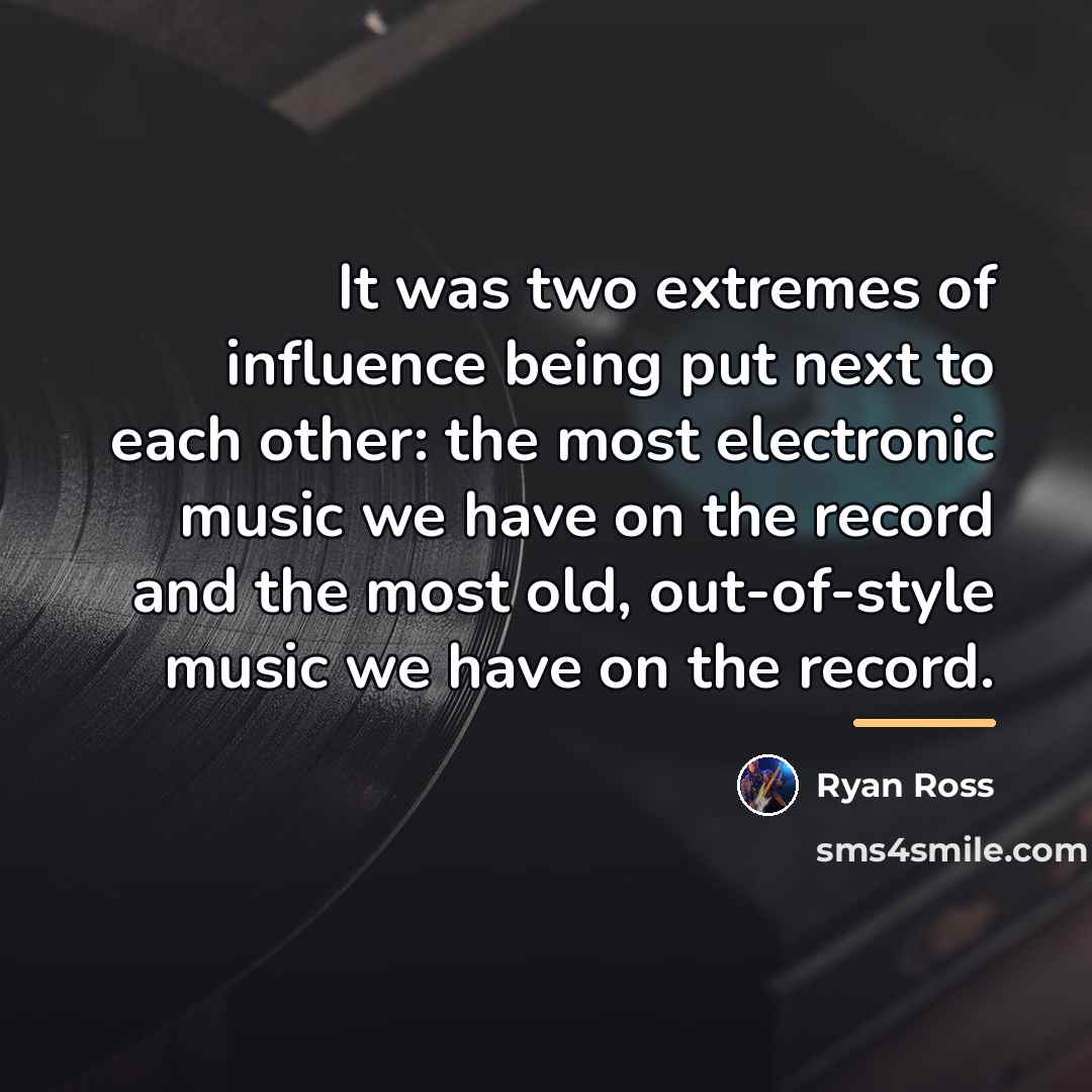 “It was two extremes of influence being put next to…” quote by Ryan Ross