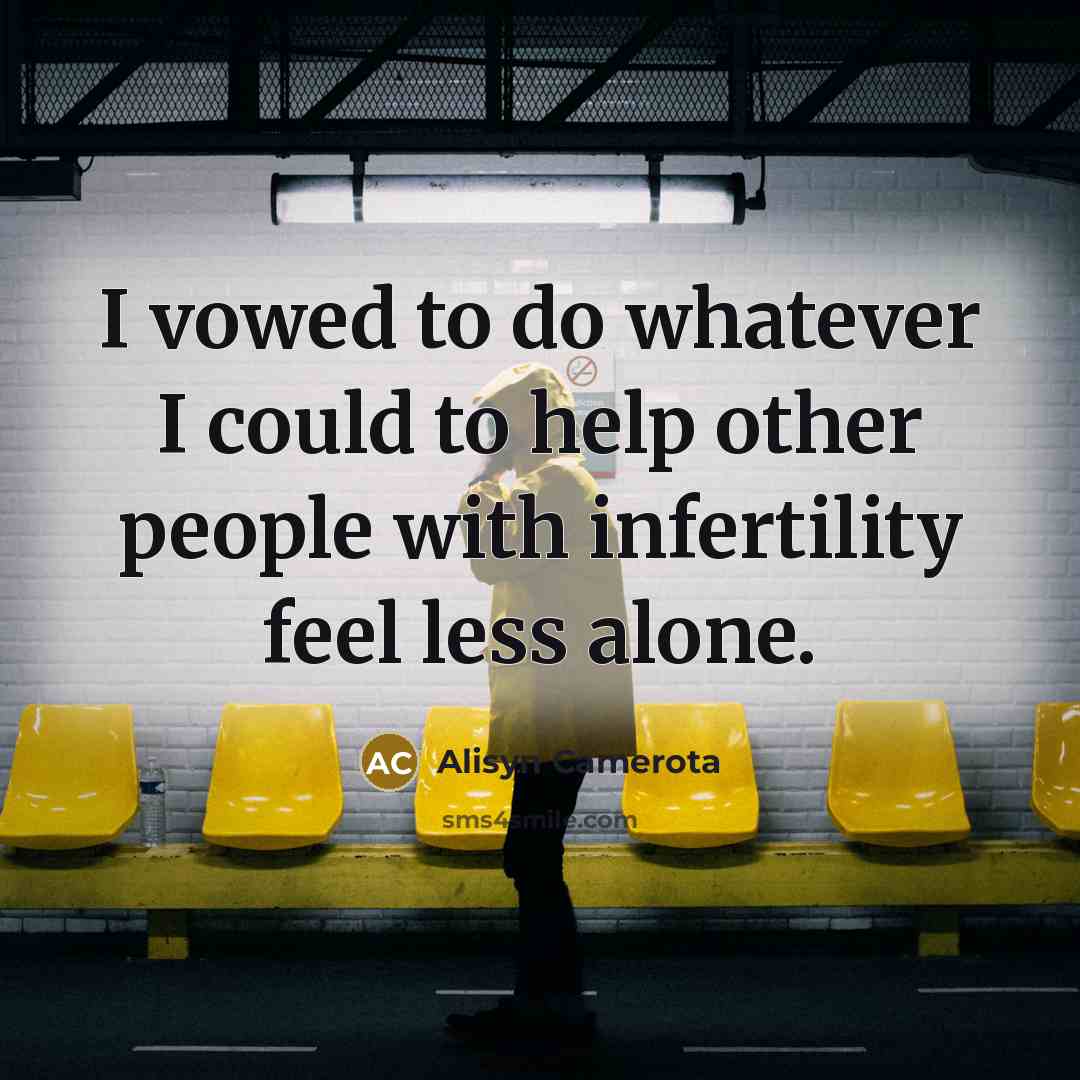 “I vowed to do whatever I could to help other…” quote by Alisyn Camerota