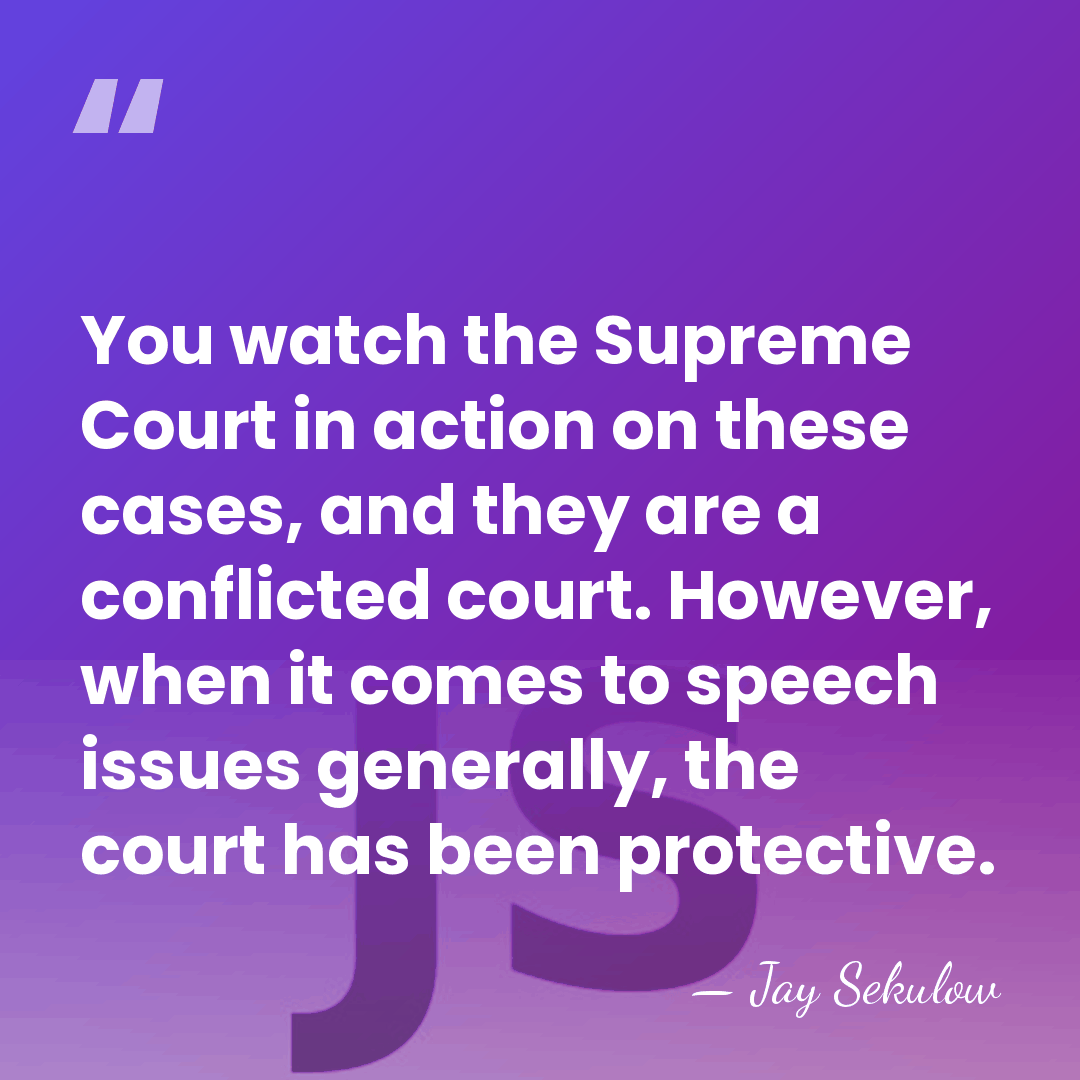You watch the Supreme Court in action on these cases, and they&hellip; - Jay Sekulow