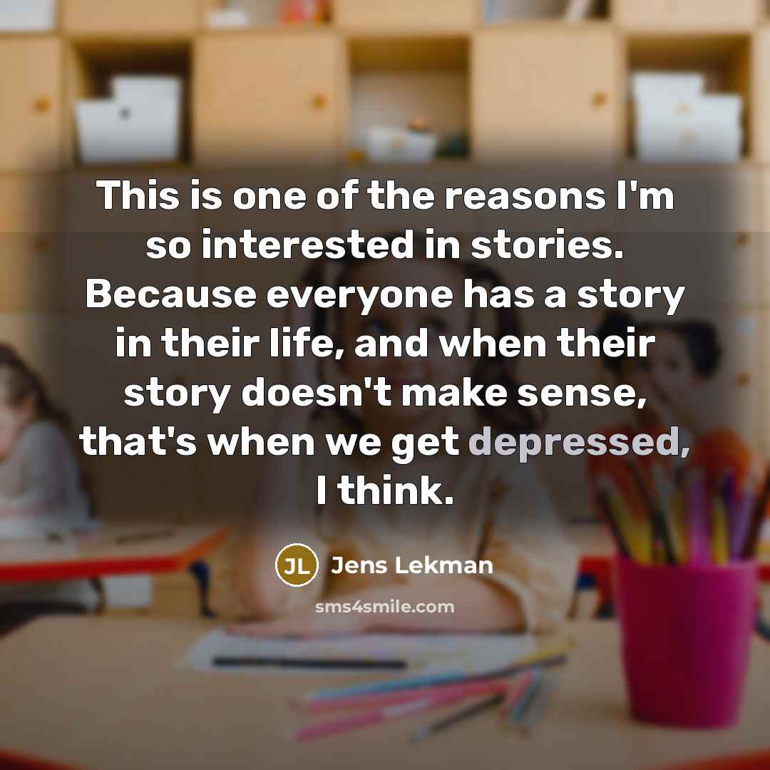 “This is one of the reasons I'm so interested in…” quote by Jens Lekman