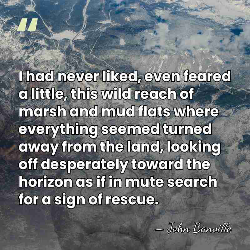 I had never liked, even feared a little, this wild reach of&hellip; - John Banville