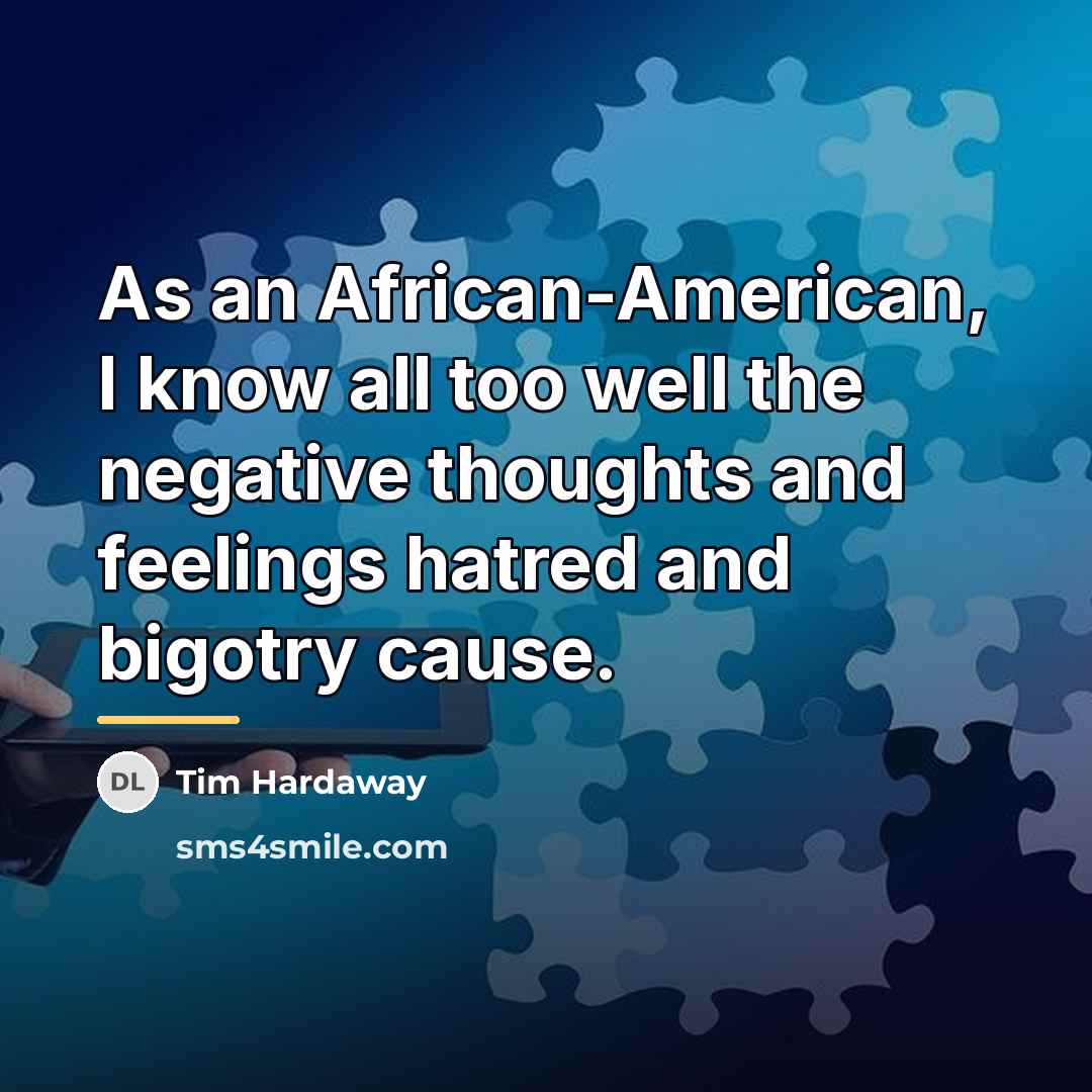 “As an African-American, I know all too well the negative…” quote by Tim Hardaway