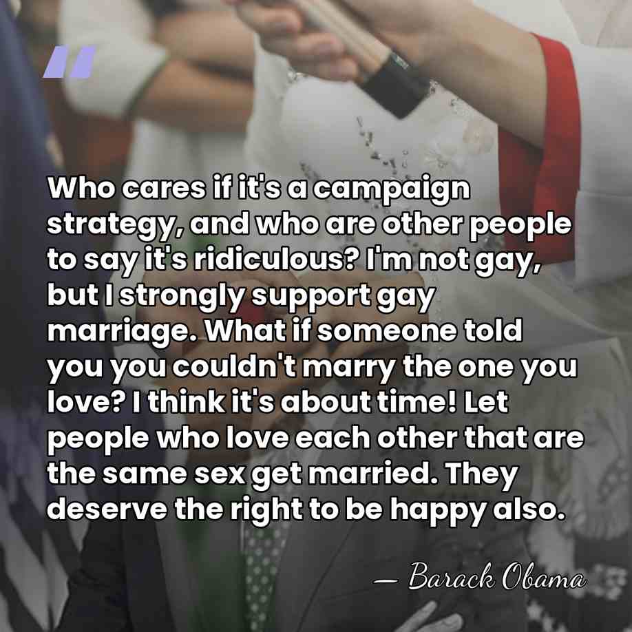 Who cares if it's a campaign strategy, and who are other people&hellip; - Barack Obama