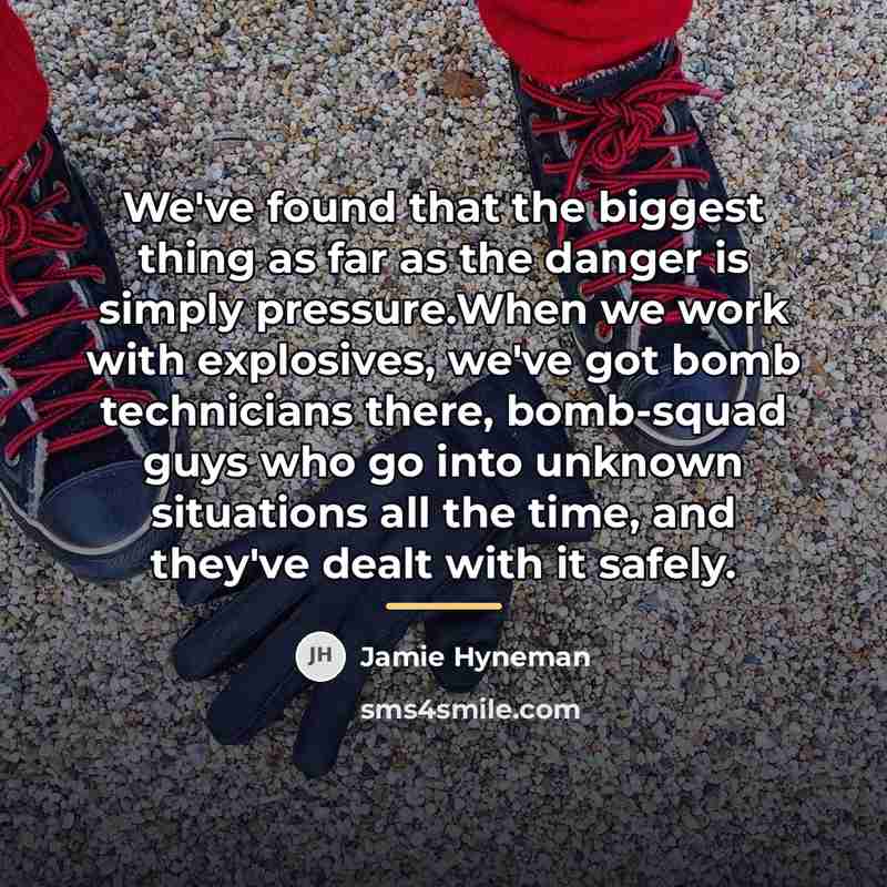 “We've found that the biggest thing as far as the…” quote by Jamie Hyneman