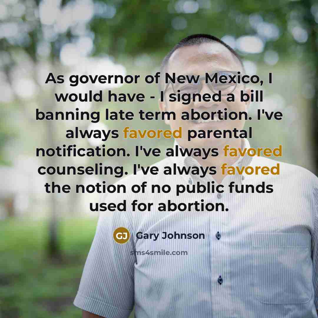 “As governor of New Mexico, I would have - I…” quote by Gary Johnson