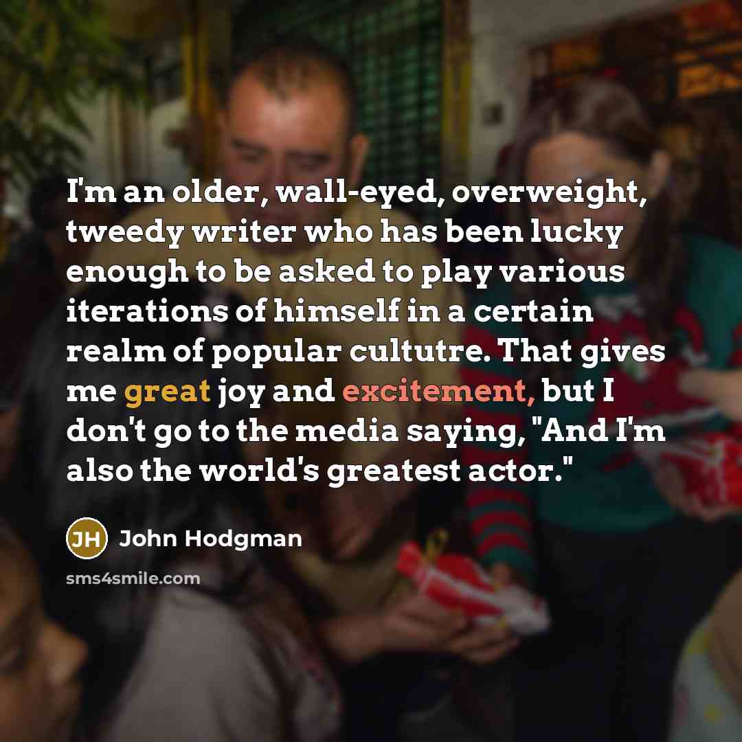“I'm an older, wall-eyed, overweight, tweedy writer who has been…” quote by John Hodgman