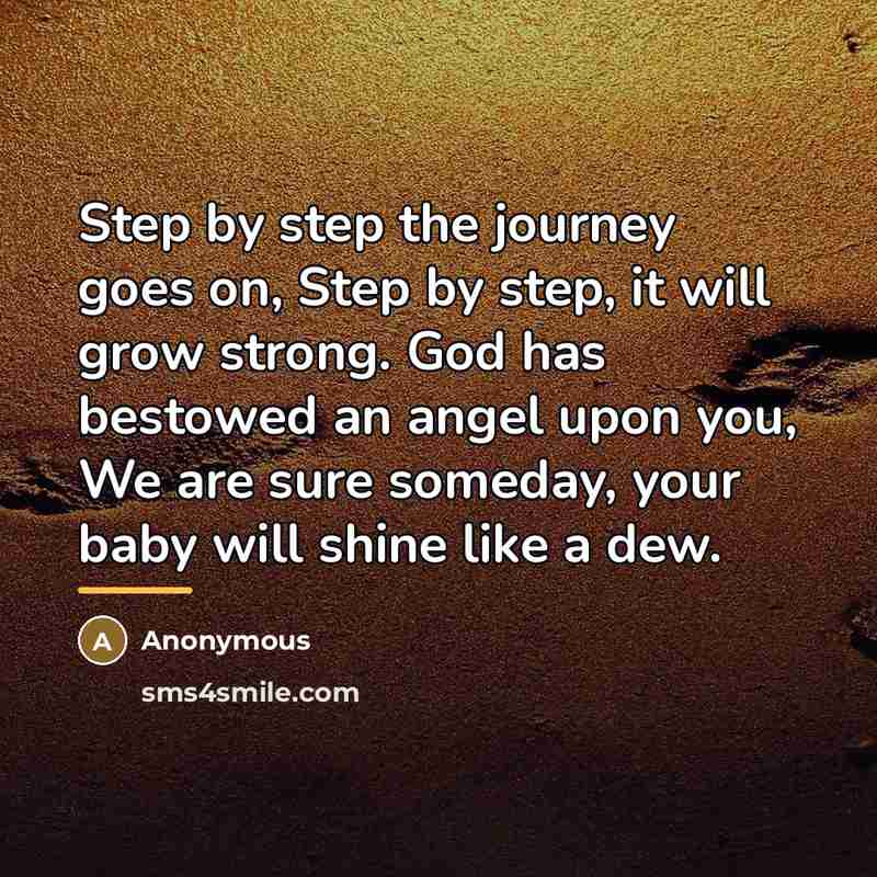 “Step by step the journey goes on, Step by step,…” quote by Anonymous