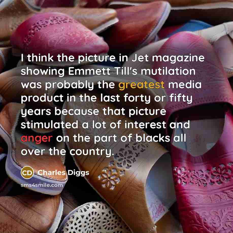 “I think the picture in Jet magazine showing Emmett Till's…” quote by Charles Diggs