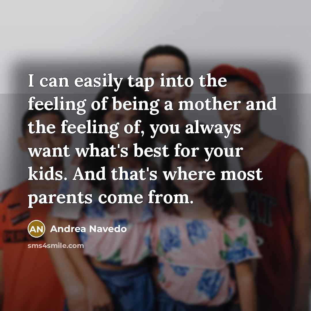 “I can easily tap into the feeling of being a…” quote by Andrea Navedo
