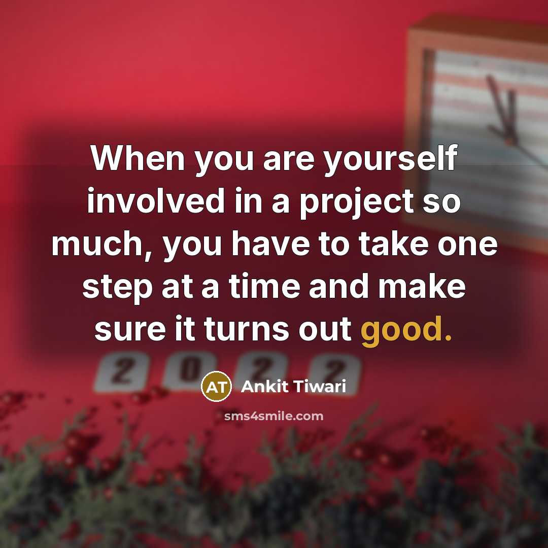 “When you are yourself involved in a project so much,…” quote by Ankit Tiwari