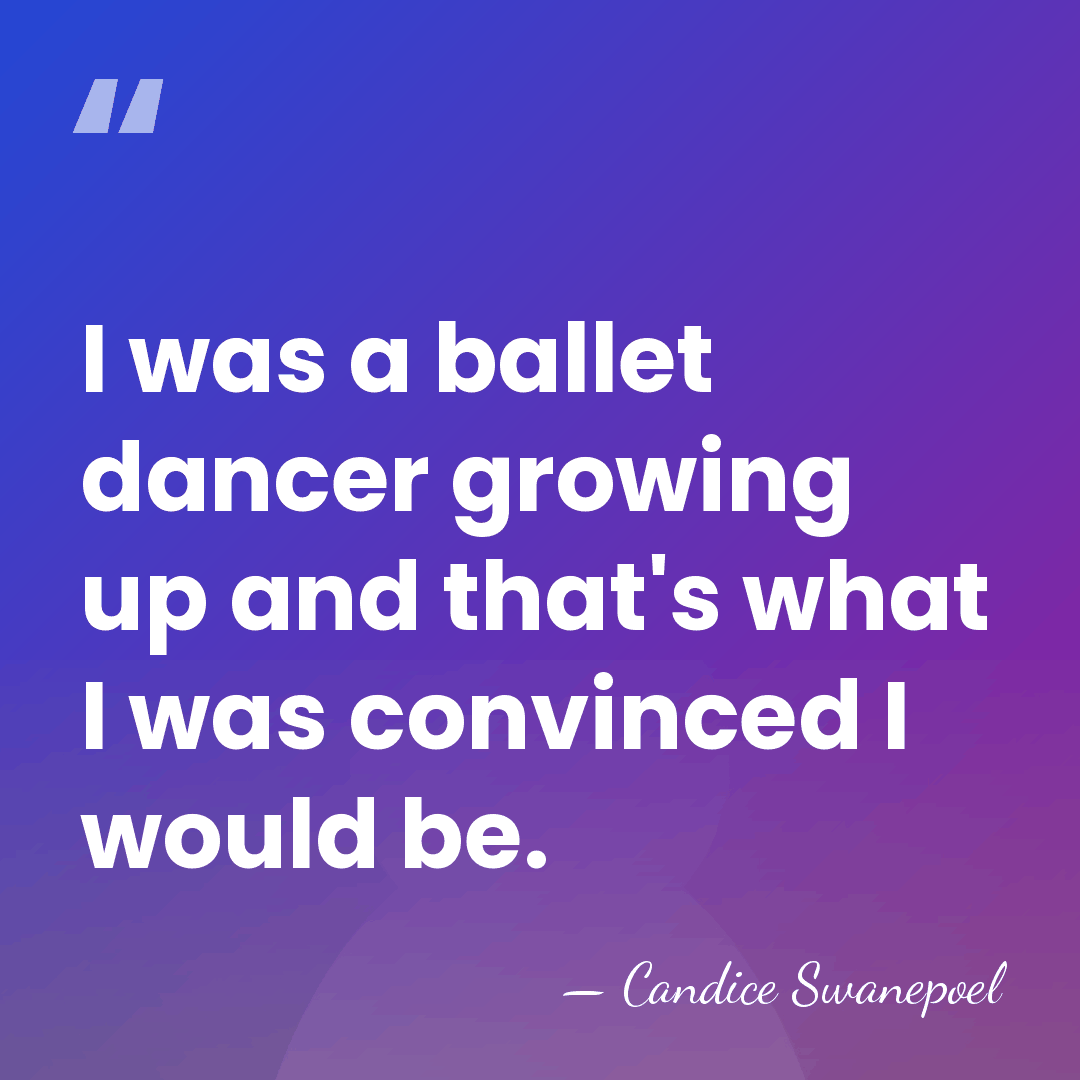I was a ballet dancer growing up and that's what I was&hellip; - Candice Swanepoel