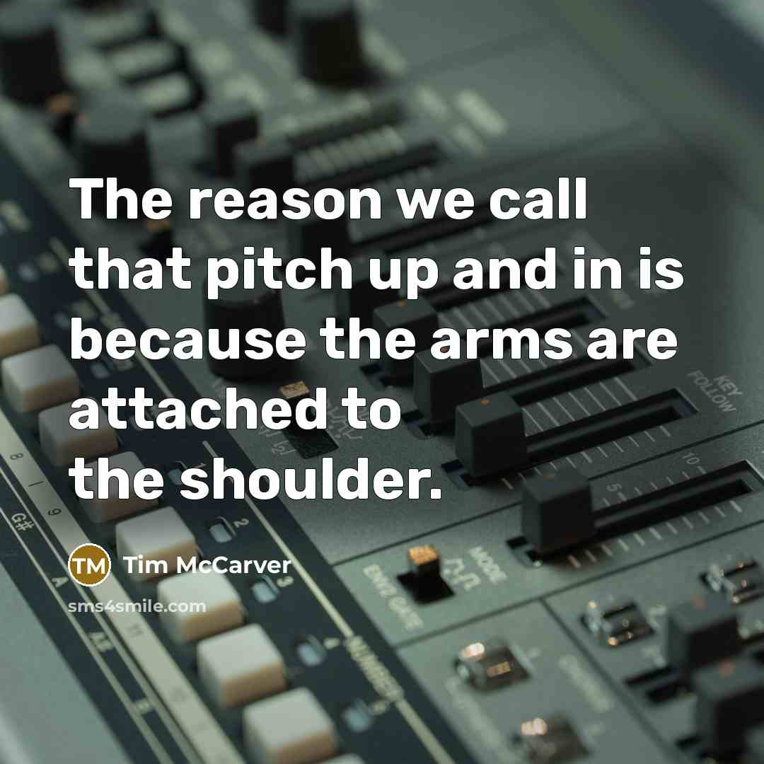 “The reason we call that pitch up and in is…” quote by Tim McCarver