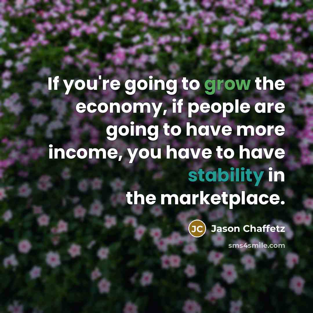 “If you're going to grow the economy, if people are…” quote by Jason Chaffetz