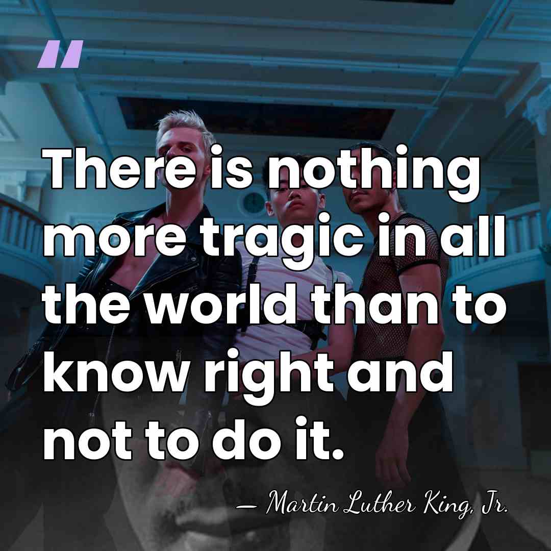 There is nothing more tragic in all the world than to know&hellip; - Martin Luther King, Jr.