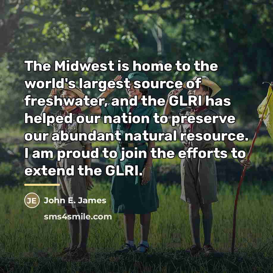 “The Midwest is home to the world's largest source of…” quote by John E. James