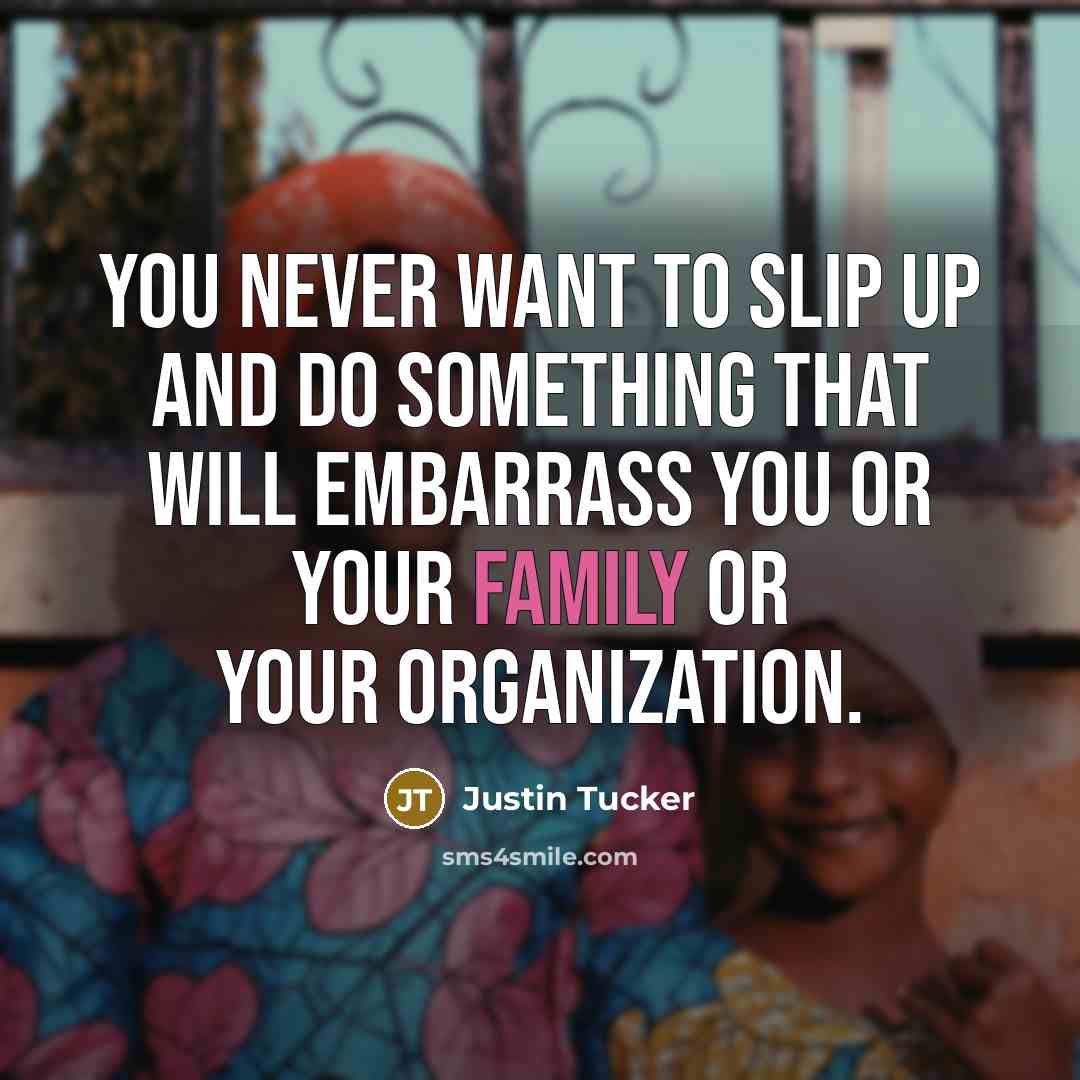 “You never want to slip up and do something that…” quote by Justin Tucker