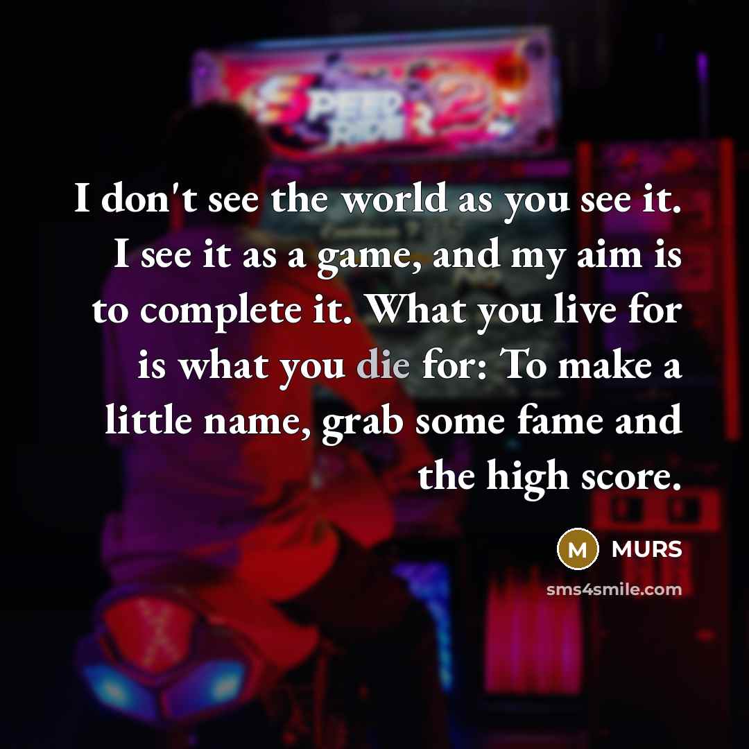“I don't see the world as you see it. I…” quote by MURS