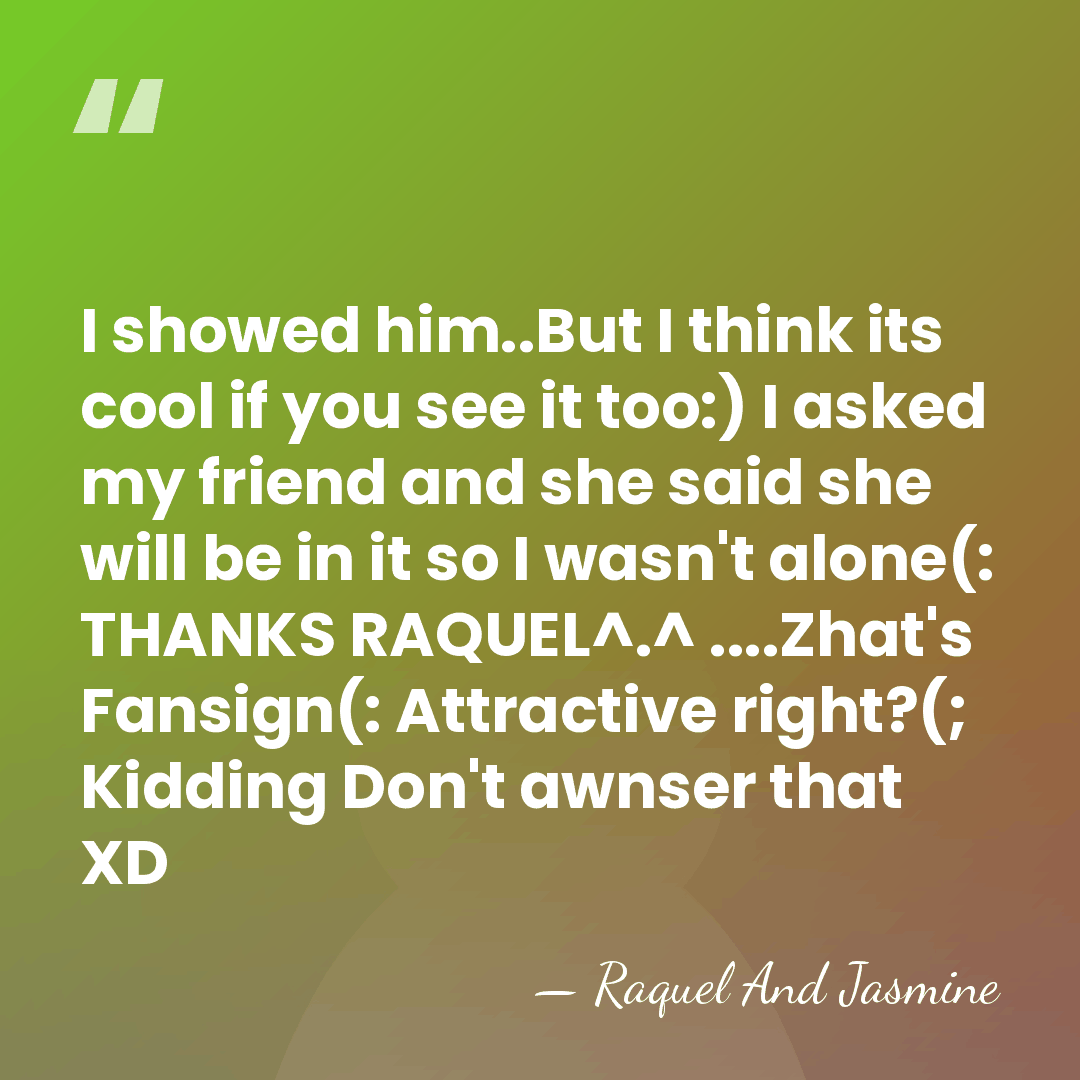 I showed him..But I think its cool if you see it too:)&hellip; - Raquel And Jasmine