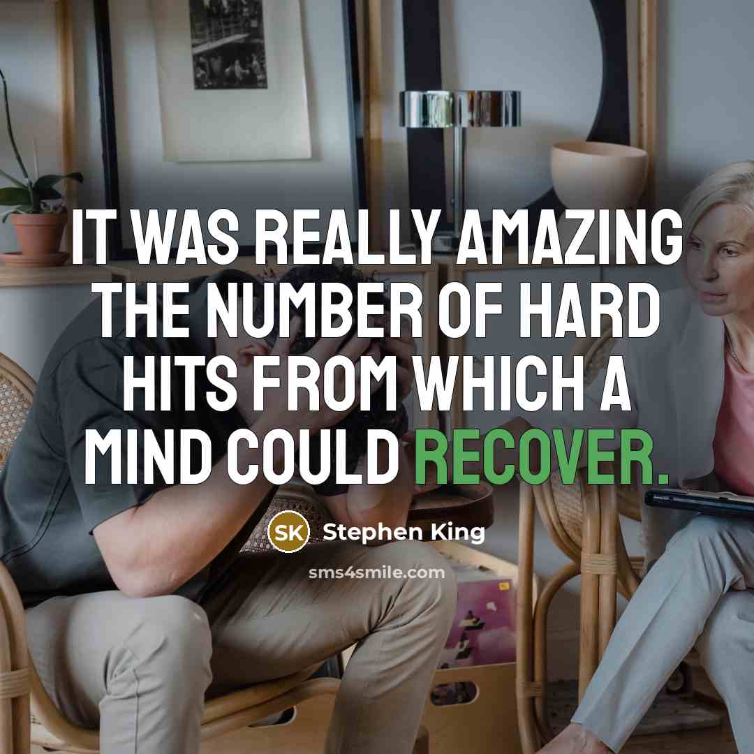 “It was really amazing the number of hard hits from…” quote by Stephen King