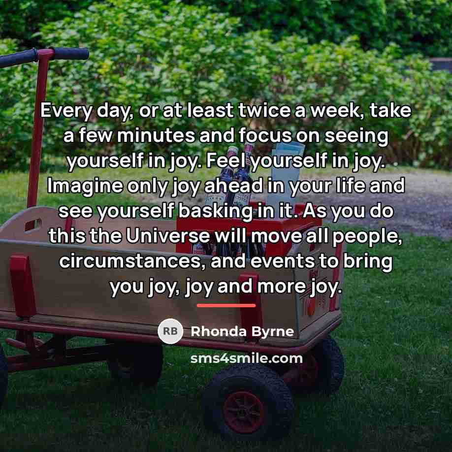 “Every day, or at least twice a week, take a…” quote by Rhonda Byrne
