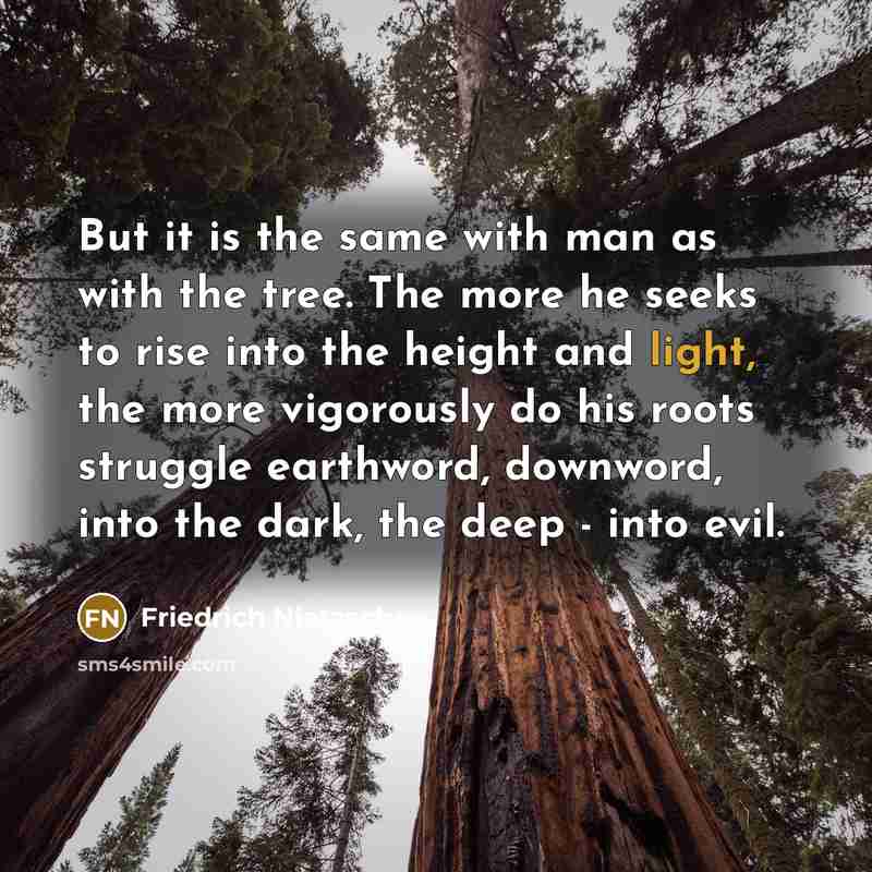 “But it is the same with man as with the…” quote by Friedrich Nietzsche