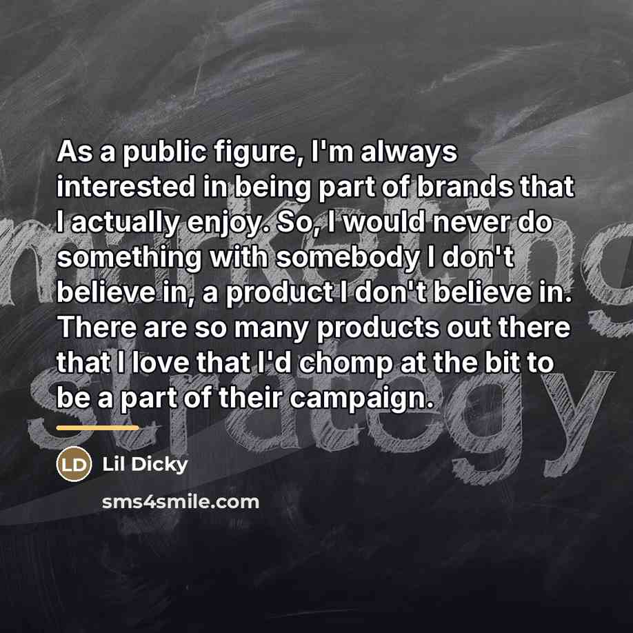 “As a public figure, I'm always interested in being part…” quote by Lil Dicky