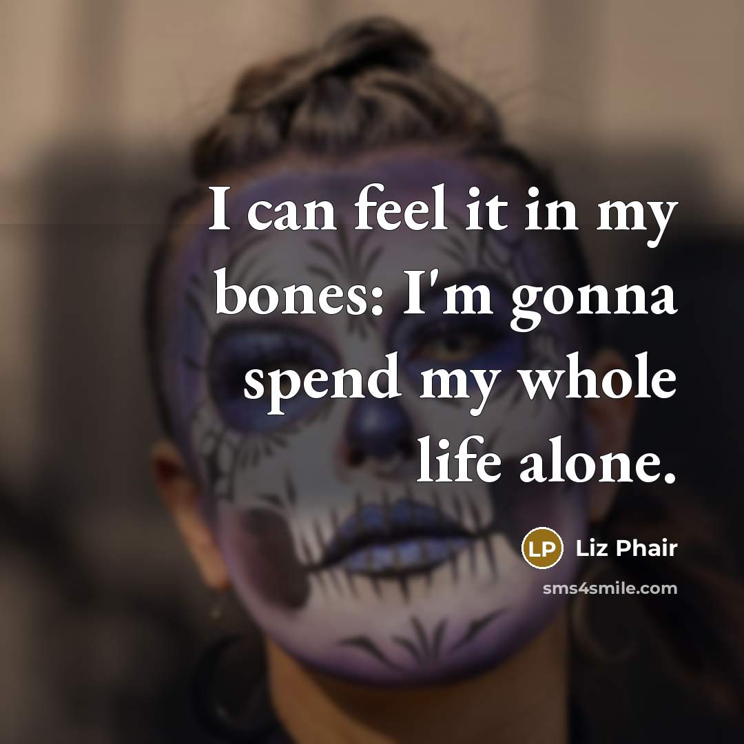 “I can feel it in my bones: I'm gonna spend…” quote by Liz Phair