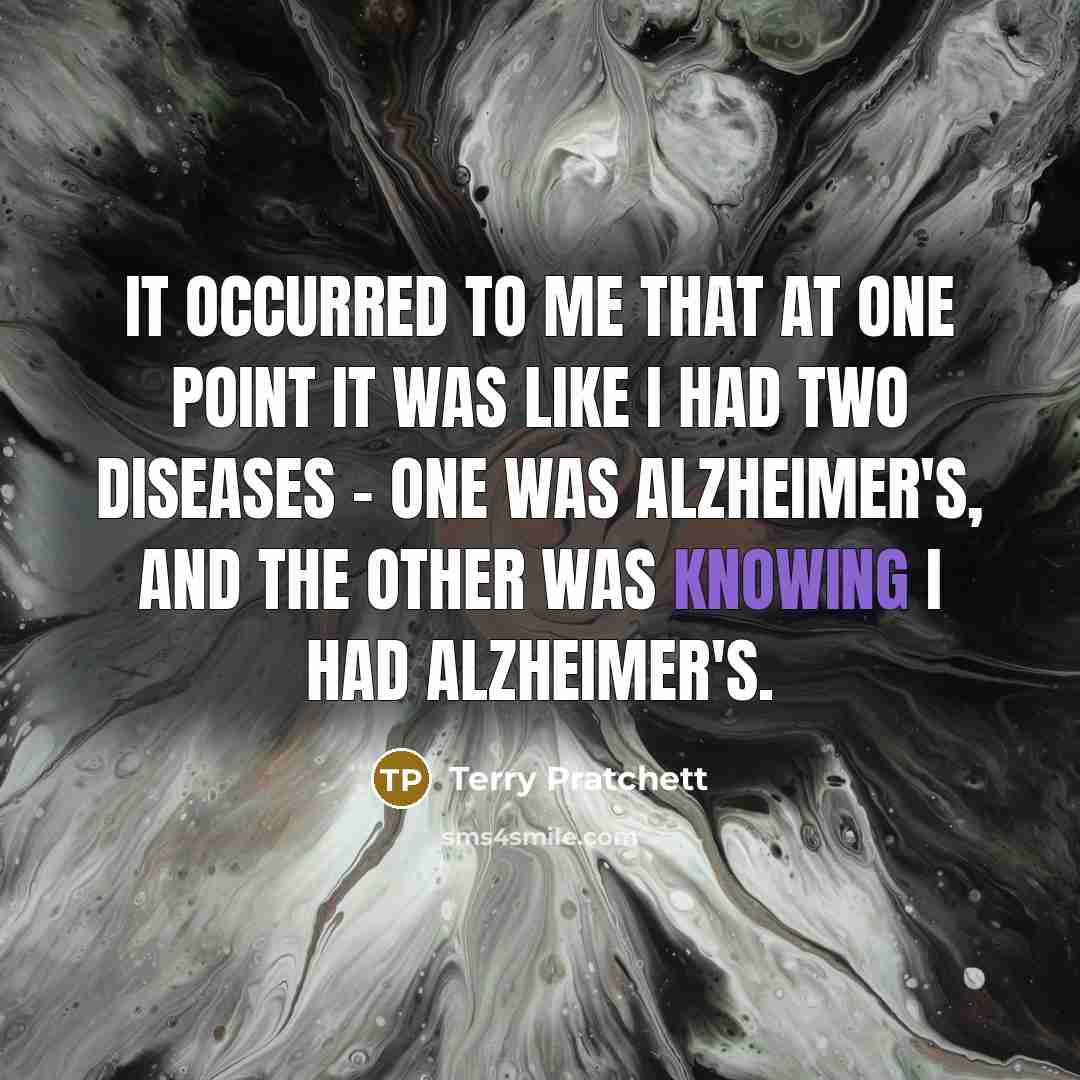 “It occurred to me that at one point it was…” quote by Terry Pratchett