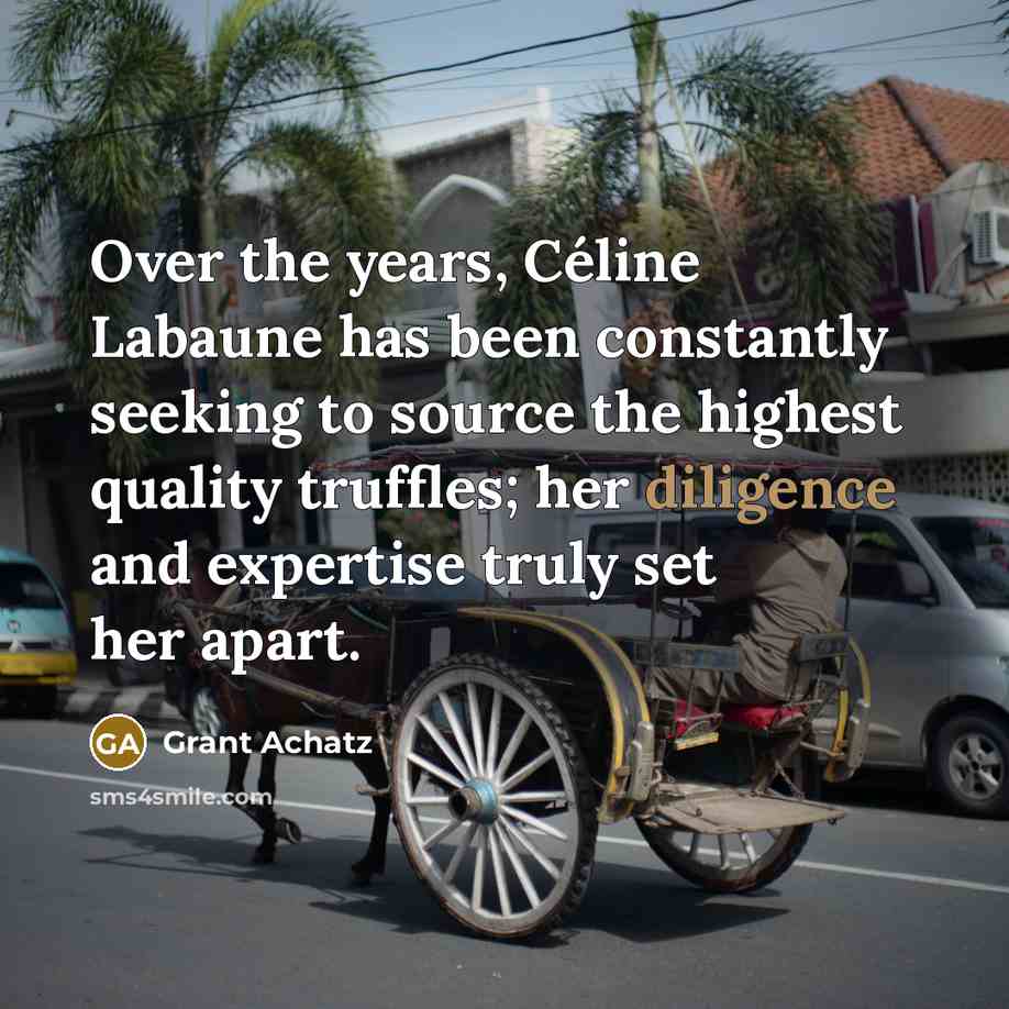 “Over the years, Céline Labaune has been constantly seeking to…” quote by Grant Achatz