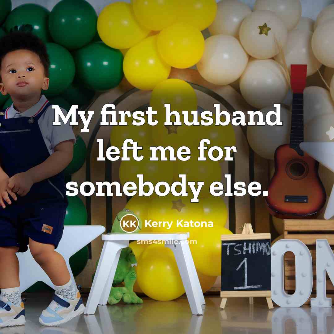 “My first husband left me for somebody else.…” quote by Kerry Katona
