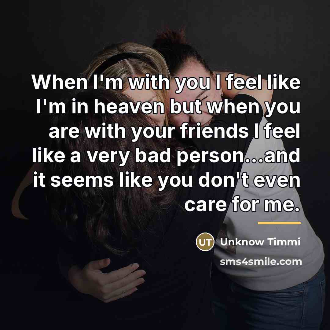 “When I'm with you I feel like I'm in heaven…” quote by Unknow Timmi