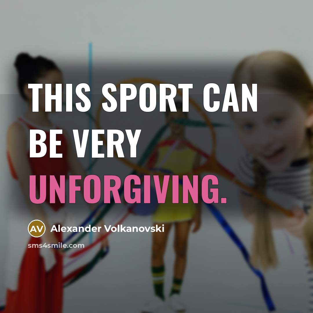 “This sport can be very unforgiving.…” quote by Alexander Volkanovski