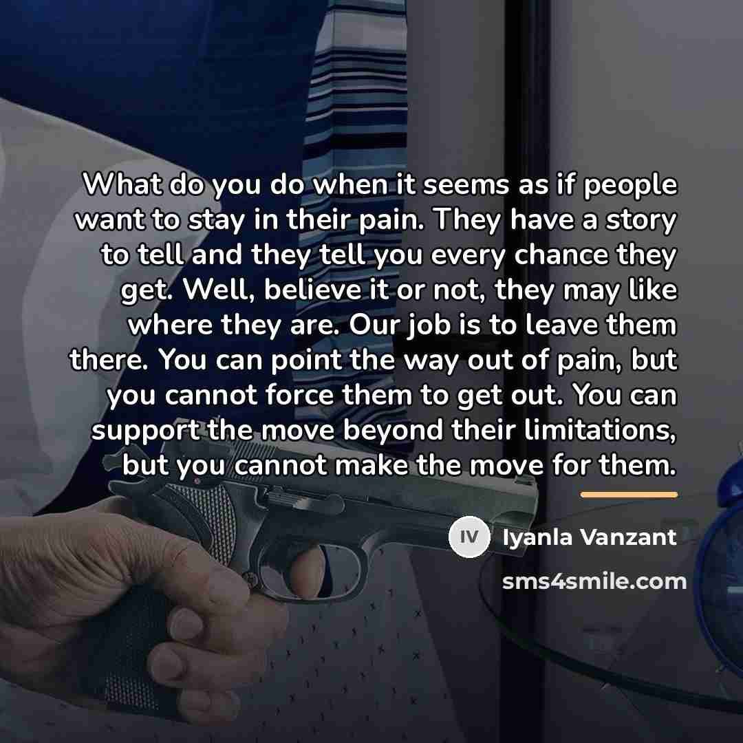 “What do you do when it seems as if people…” quote by Iyanla Vanzant