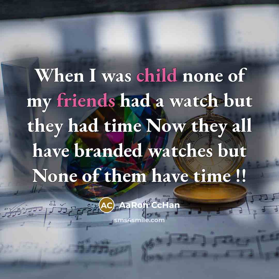 “When I was child none of my friends had a…” quote by AaRon CcHan