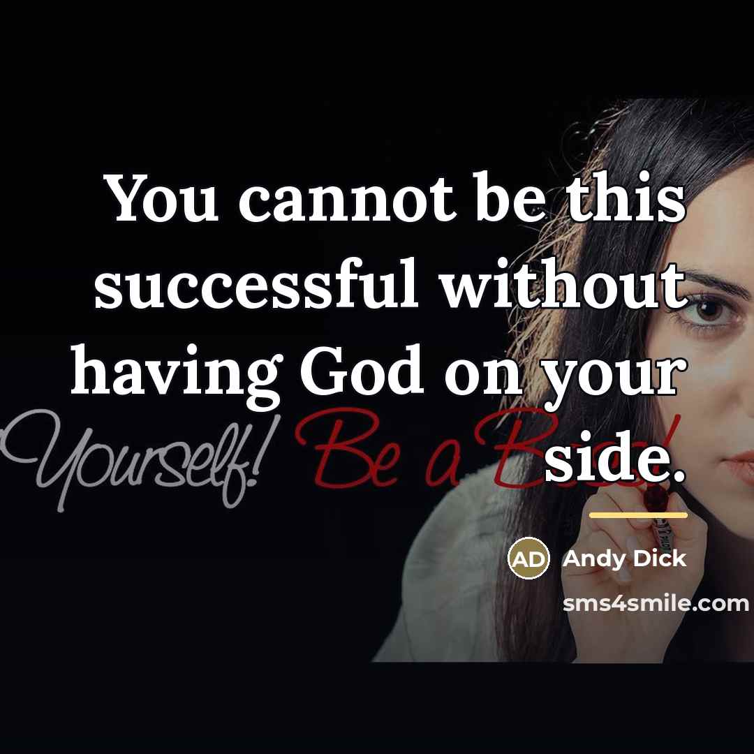 “You cannot be this successful without having God on your…” quote by Andy Dick