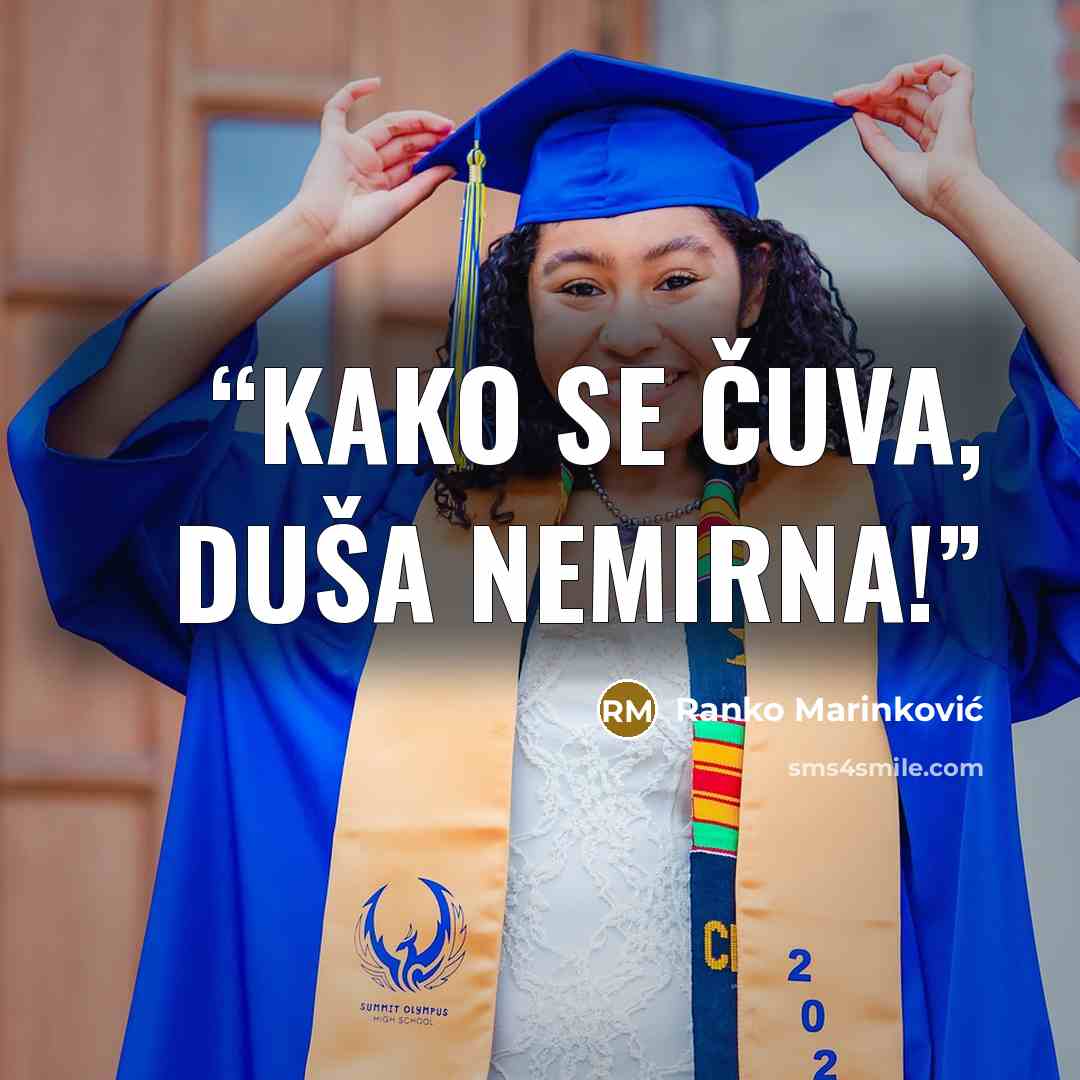 “Kako se čuva, duša nemirna!” quote by Ranko Marinković