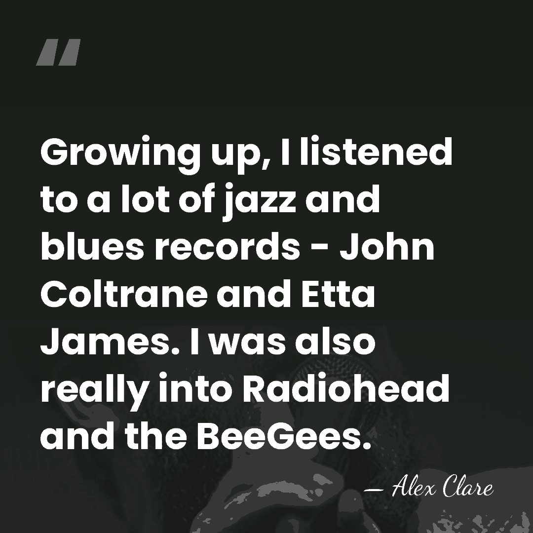 Growing up, I listened to a lot of jazz and blues records&hellip; - Alex Clare