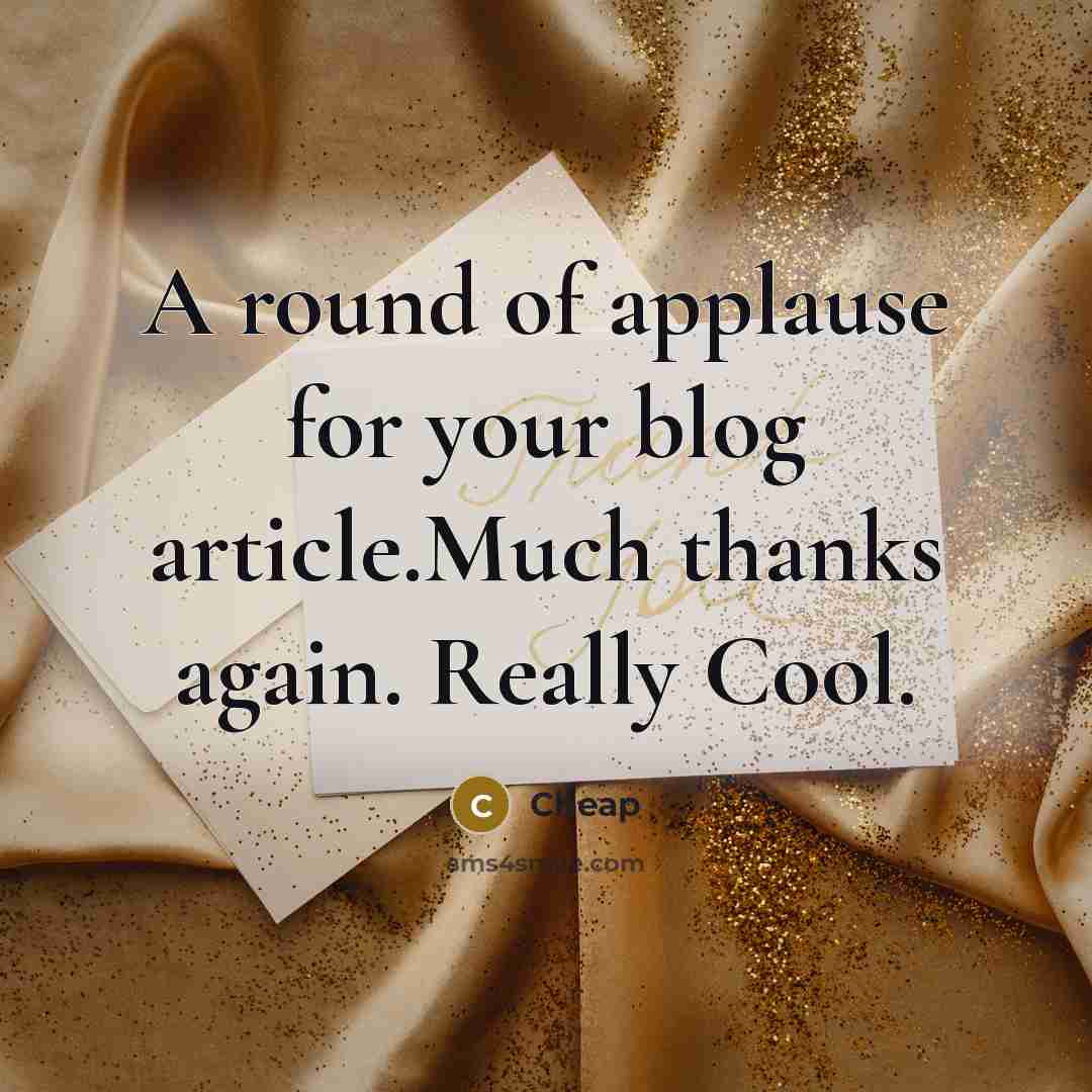 “A round of applause for your blog article.Much thanks again.…” quote by Cheap