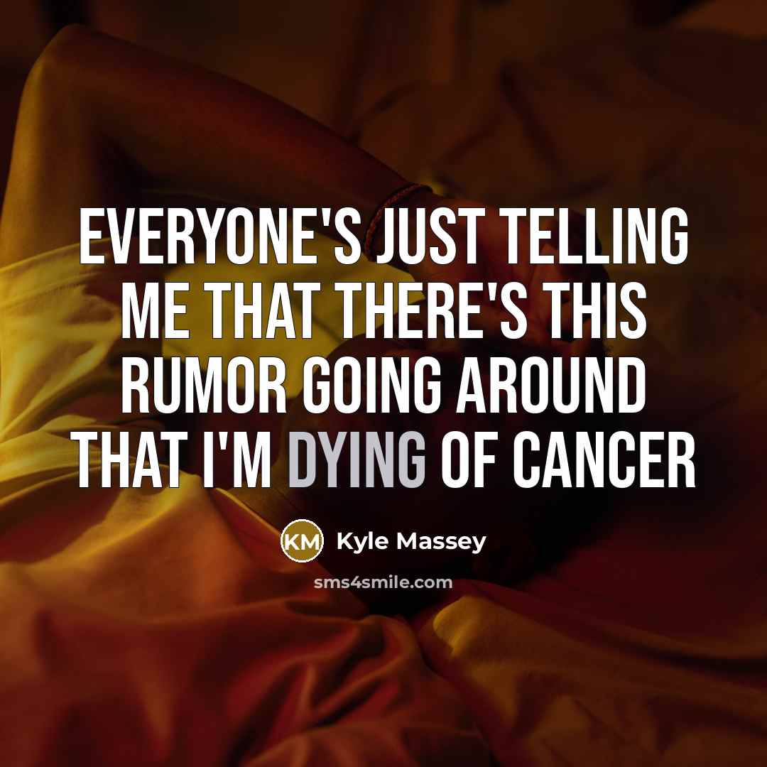 “Everyone's just telling me that there's this rumor going around…” quote by Kyle Massey