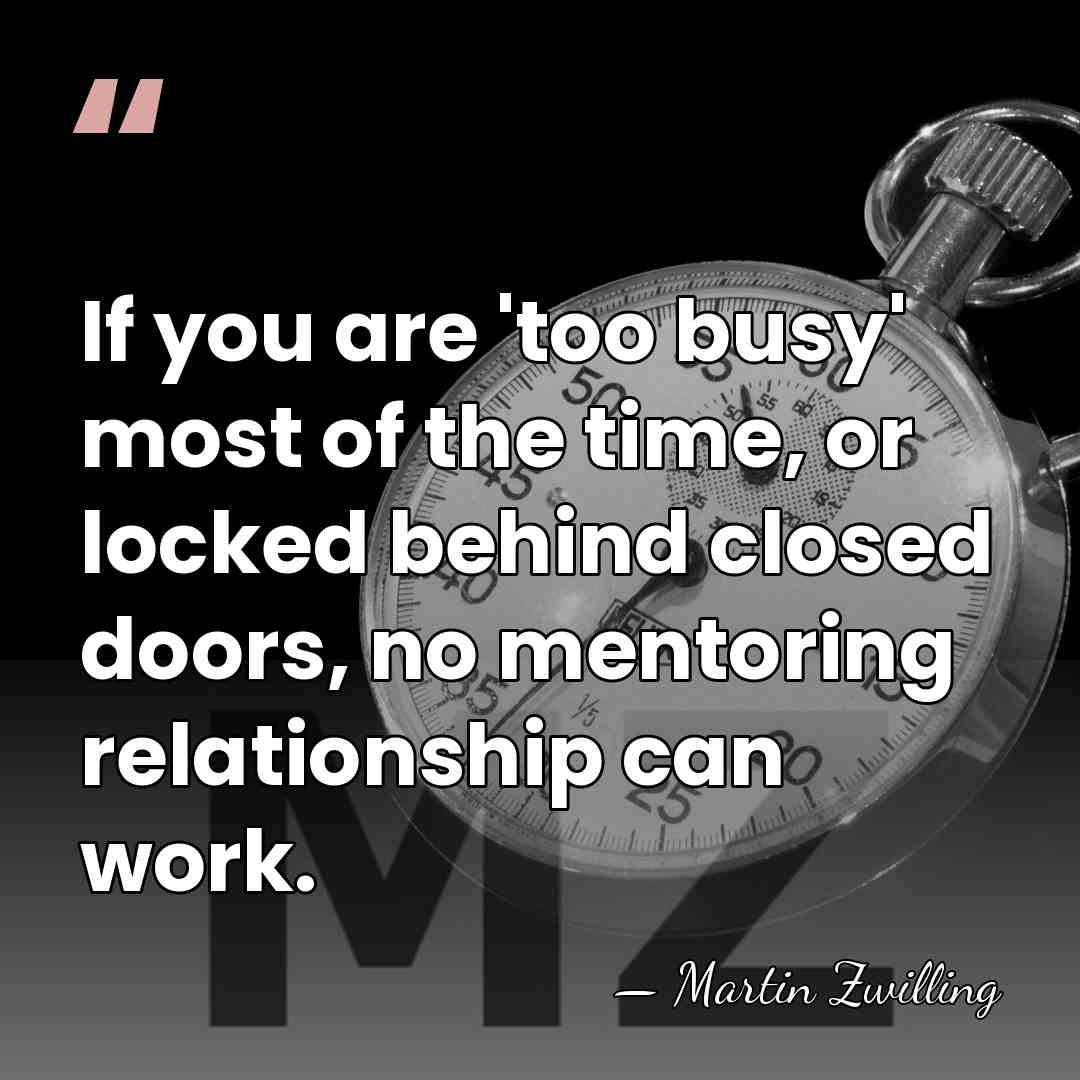 If you are 'too busy' most of the time, or locked behind&hellip; - Martin Zwilling