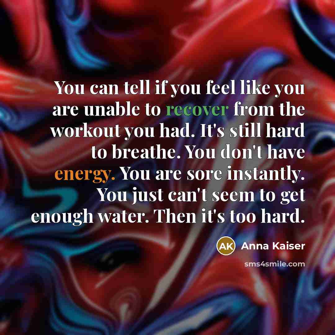 “You can tell if you feel like you are unable…” quote by Anna Kaiser