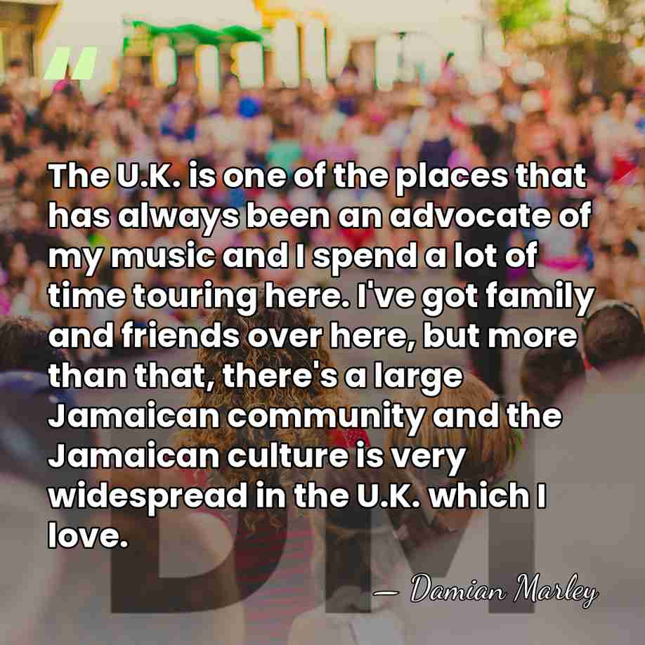 The U.K. is one of the places that has always been an&hellip; - Damian Marley