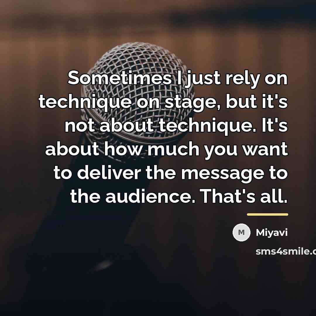 “Sometimes I just rely on technique on stage, but it's…” quote by Miyavi