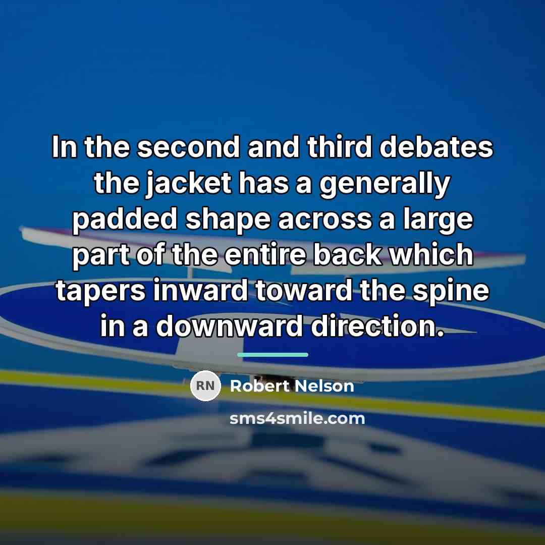 “In the second and third debates the jacket has a…” quote by Robert Nelson
